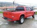 2001 Flame Red Dodge Dakota Sport Quad Cab 4x4  photo #5