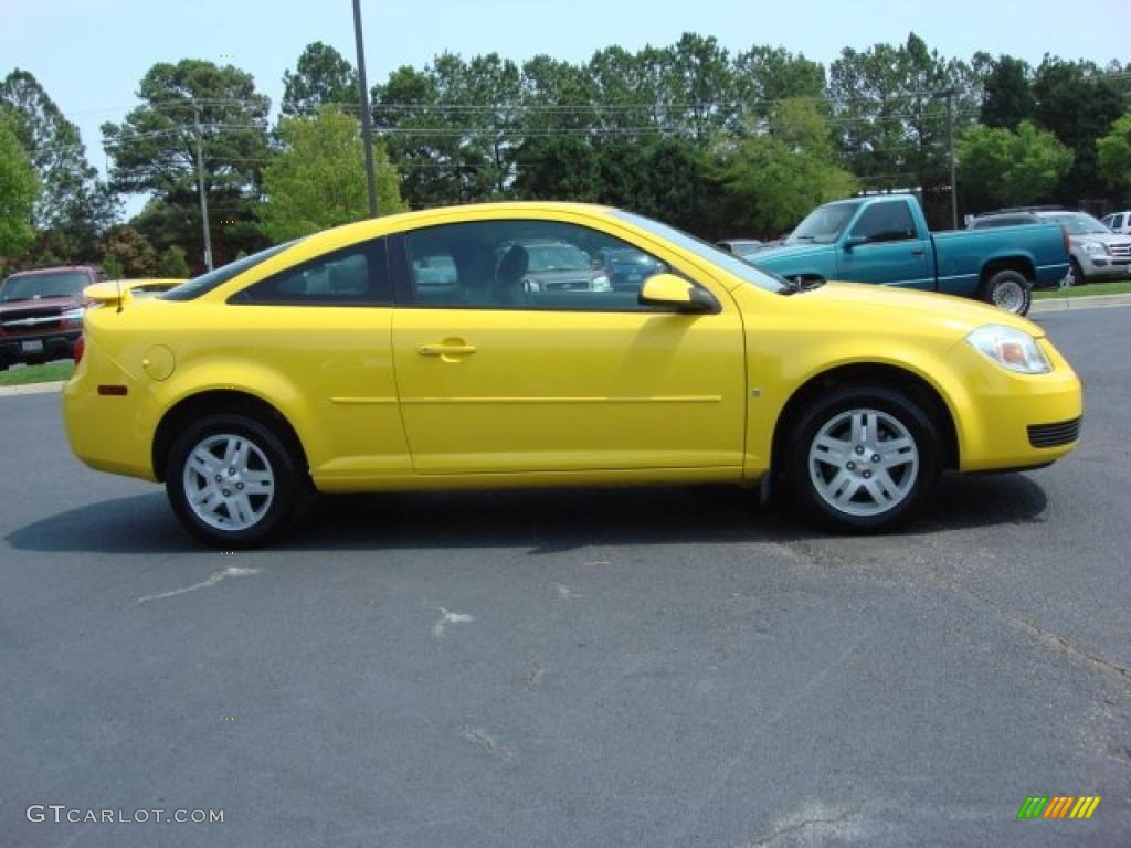 2006 Cobalt LT Coupe - Rally Yellow / Ebony photo #6