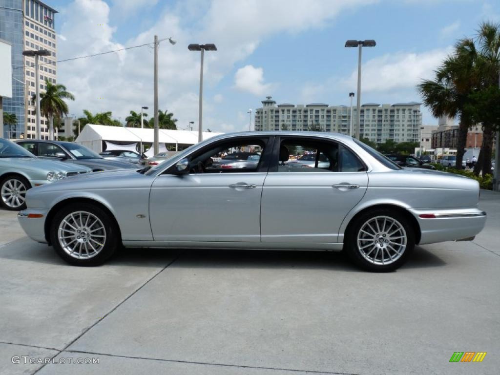 Liquid Silver Metallic 2007 Jaguar XJ XJ8 Exterior Photo #48279175