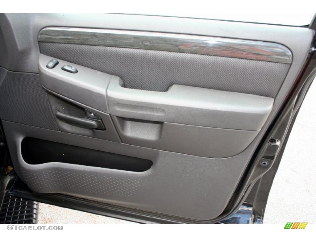 2002 Explorer Limited 4x4 - Black Clearcoat / Midnight Grey photo #22