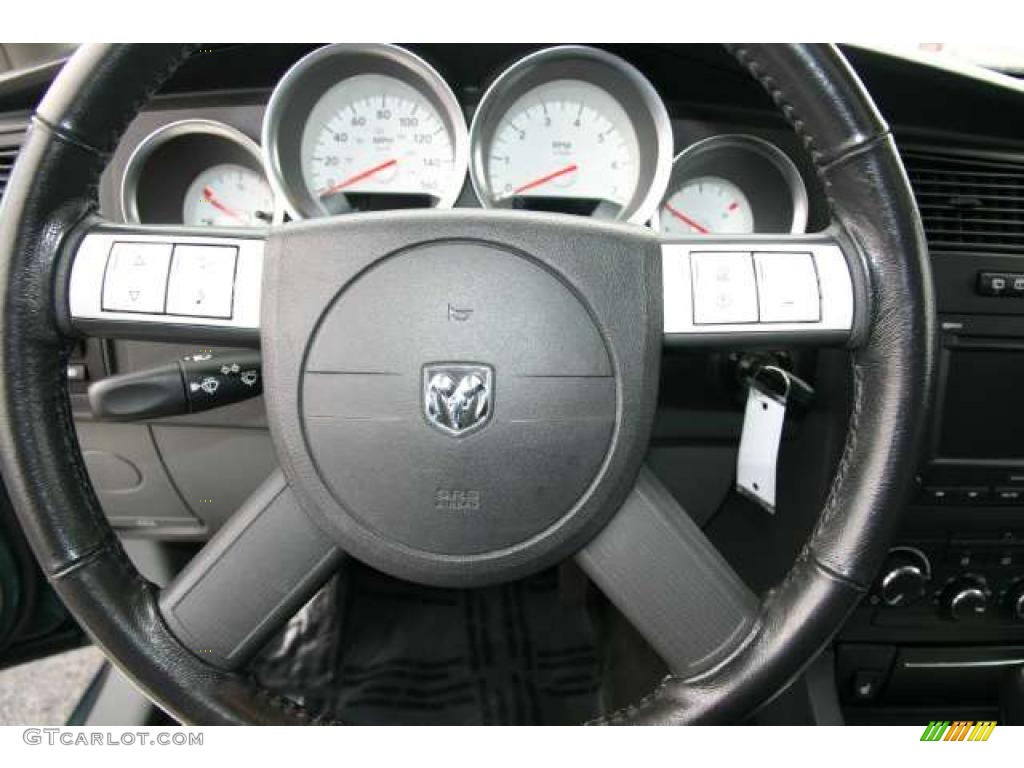 2005 Dodge Magnum R/T AWD Dark Slate Gray/Medium Slate Gray Steering Wheel Photo #48281803