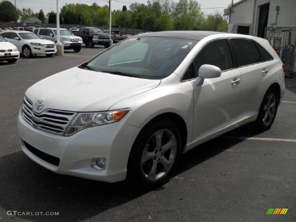 2009 Venza V6 AWD - Blizzard Pearl / Ivory photo #1