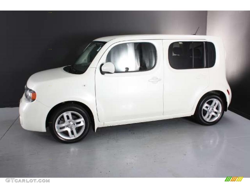 White Pearl 2009 Nissan Cube 1.8 SL Exterior Photo #48282169