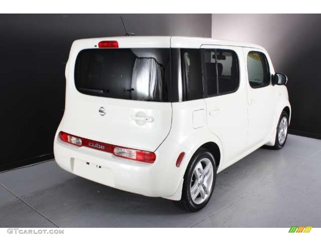 White Pearl 2009 Nissan Cube 1.8 SL Exterior Photo #48282247
