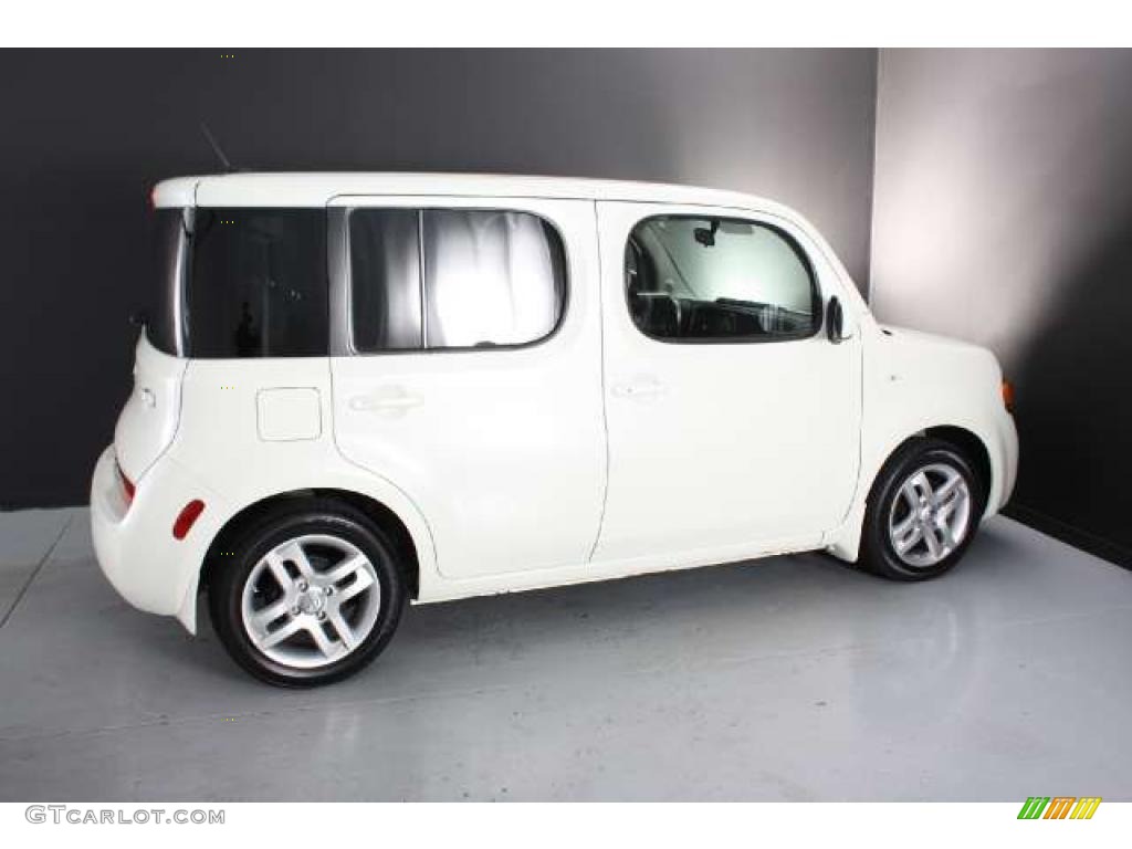 White Pearl 2009 Nissan Cube 1.8 SL Exterior Photo #48282265