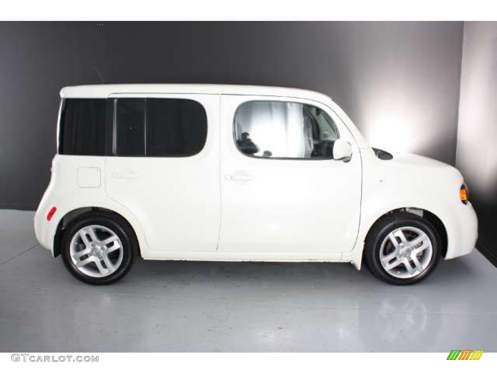 White Pearl 2009 Nissan Cube 1.8 SL Exterior Photo #48282280