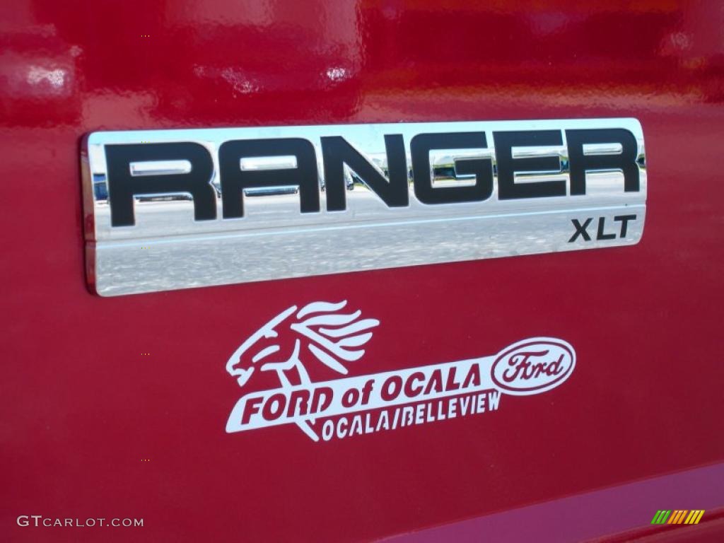 2011 Ranger XLT Regular Cab - Redfire Metallic / Medium Dark Flint photo #4
