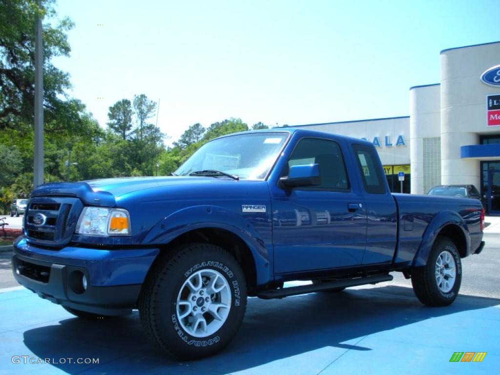 Vista Blue Metallic Ford Ranger