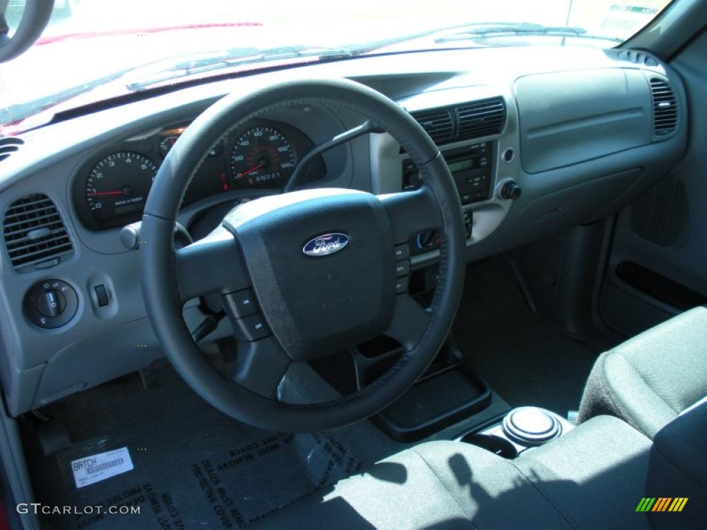 2011 Ford Ranger XLT SuperCab Medium Dark Flint Dashboard Photo #48283297