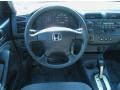Gray 2001 Honda Civic DX Sedan Steering Wheel
