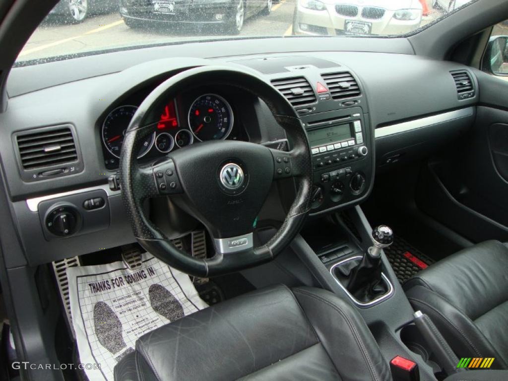 Anthracite Black Interior 2008 Volkswagen Gti 4 Door Photo