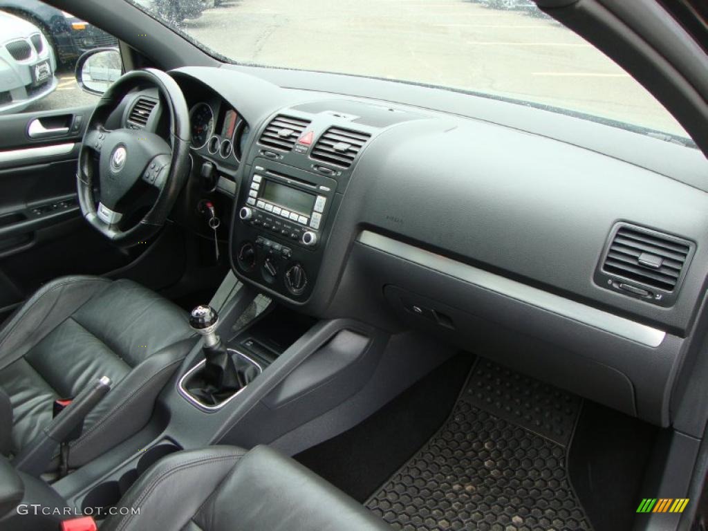 Anthracite Black Interior 2008 Volkswagen GTI 4 Door Photo #48284617