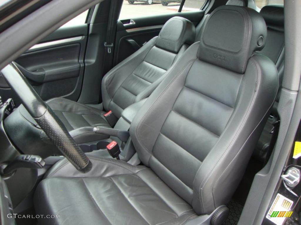 Anthracite Black Interior 2008 Volkswagen GTI 4 Door Photo #48284647