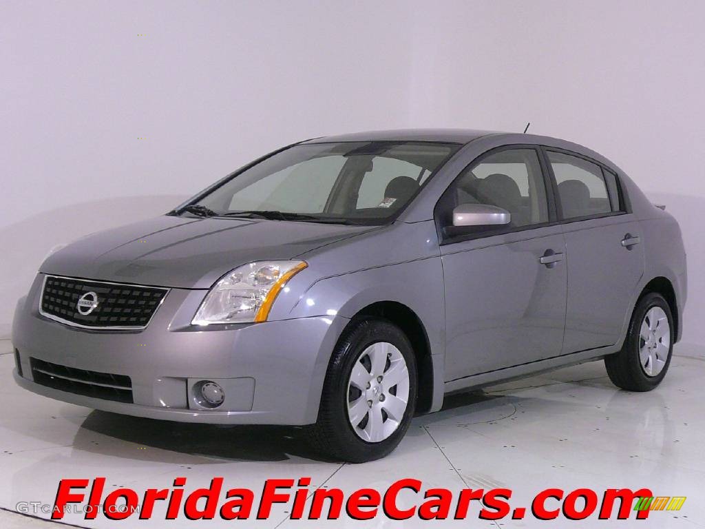 2008 Sentra 2.0 S - Magnetic Gray / Charcoal/Steel photo #1
