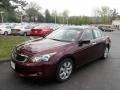 2008 Basque Red Pearl Honda Accord EX-L V6 Sedan  photo #7