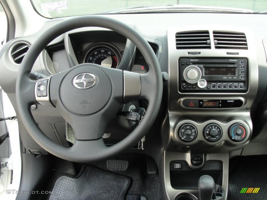 2011 Scion xD Standard xD Model Charcoal Dashboard Photo #48286036