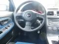 2007 Subaru Impreza Blue Alcantara Interior Steering Wheel Photo