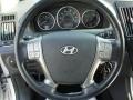2007 Hyundai Veracruz Gray Interior Steering Wheel Photo
