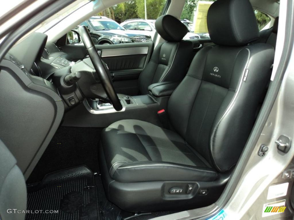 Graphite Black Interior 2009 Infiniti M 35 S Sedan Photo #48287284