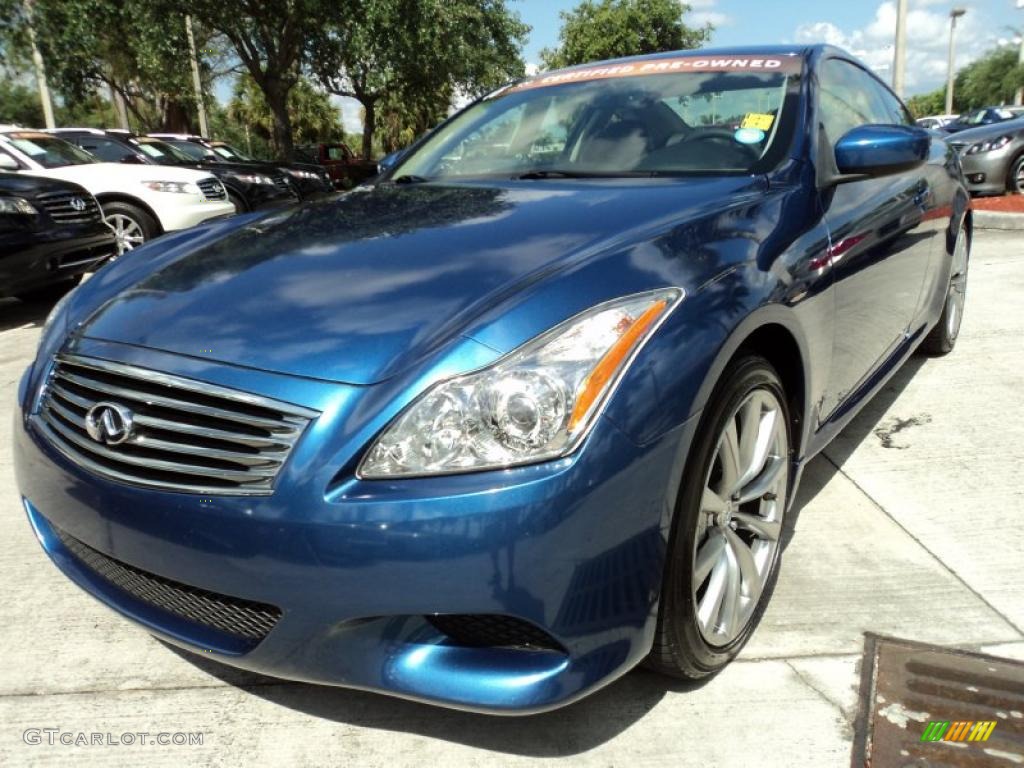 Athens Blue 2008 Infiniti G 37 S Sport Coupe Exterior Photo #48287677