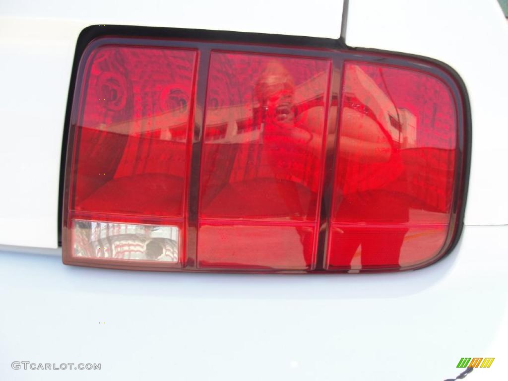 2006 Mustang V6 Premium Coupe - Performance White / Light Graphite photo #27