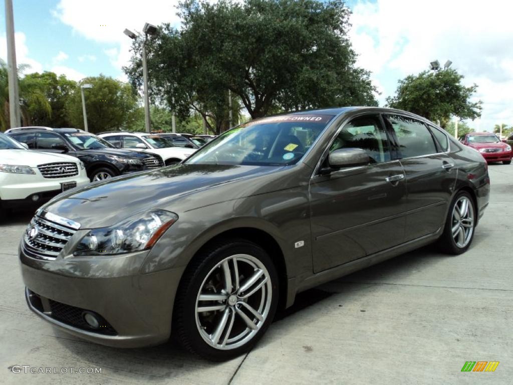 Umbria Gray Metallic 2007 Infiniti M 35 Sport Sedan Exterior Photo #48288178