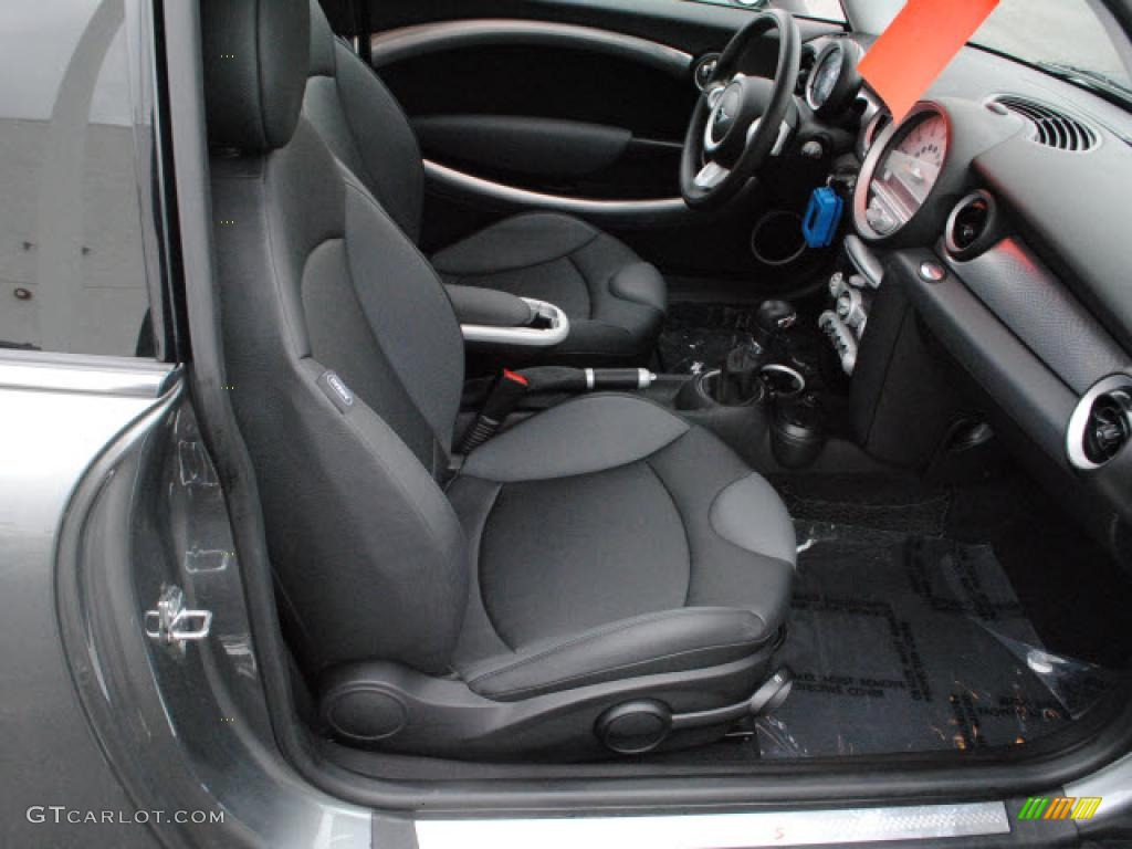 2008 Cooper S Hardtop - Dark Silver Metallic / Grey/Black photo #5