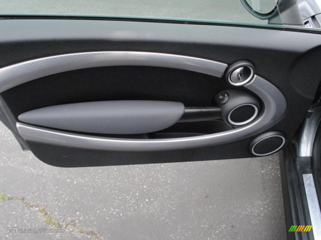 2008 Cooper S Hardtop - Dark Silver Metallic / Grey/Black photo #15