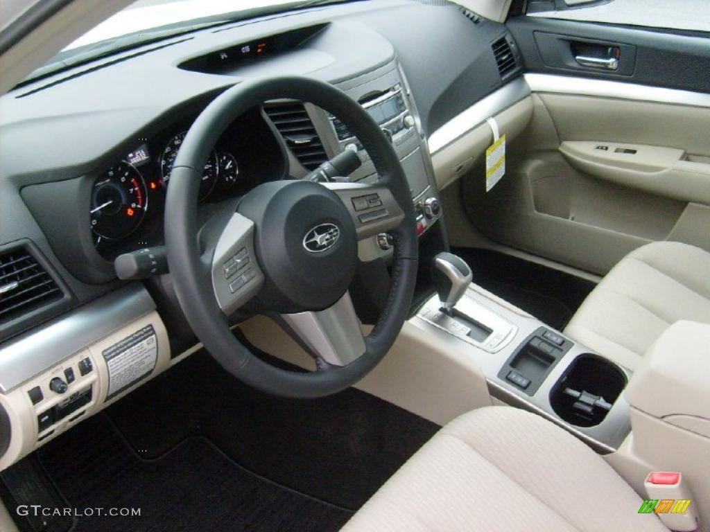 Warm Ivory Interior 2011 Subaru Legacy 2.5i Premium Photo #48288685
