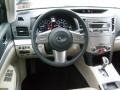 Warm Ivory 2011 Subaru Legacy 2.5i Premium Dashboard