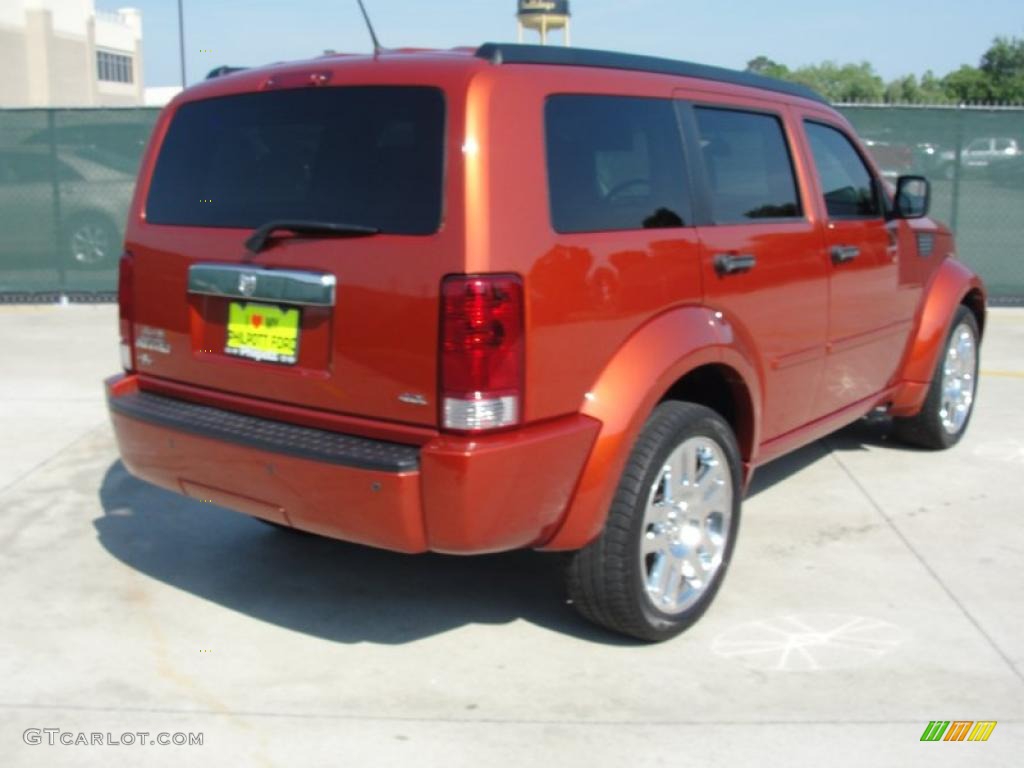 2008 Nitro R/T - Sunburst Orange Pearl / Dark Slate Gray/Orange photo #3
