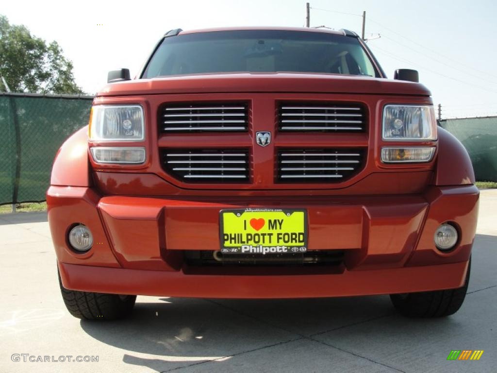 2008 Nitro R/T - Sunburst Orange Pearl / Dark Slate Gray/Orange photo #9