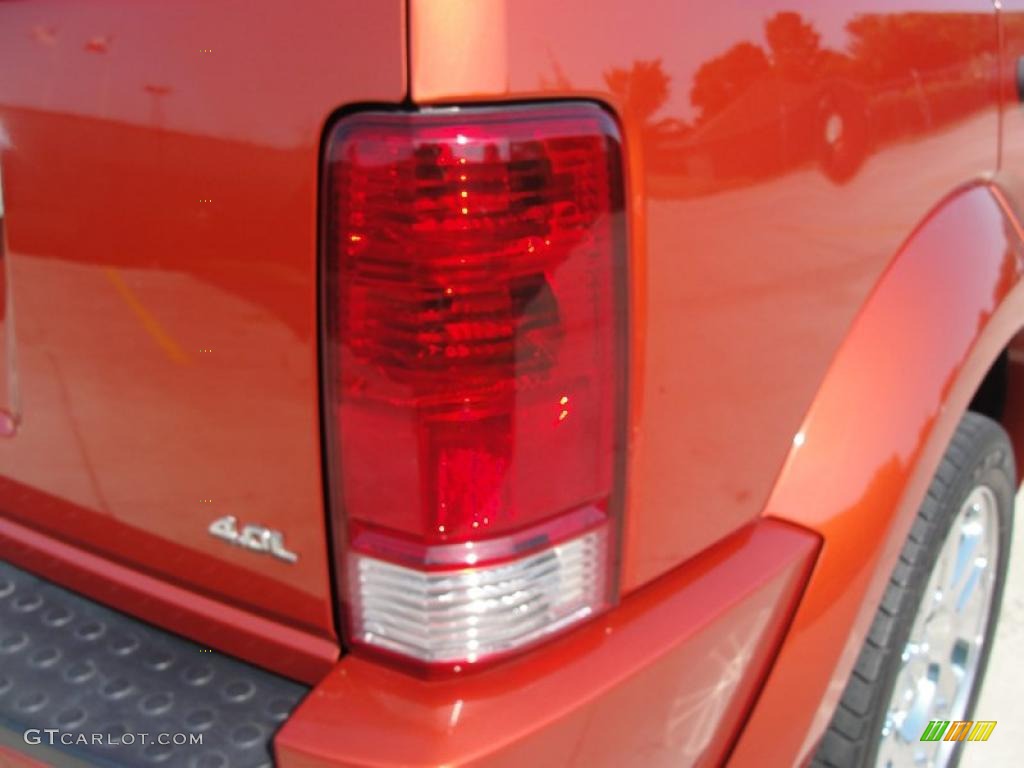 2008 Nitro R/T - Sunburst Orange Pearl / Dark Slate Gray/Orange photo #21