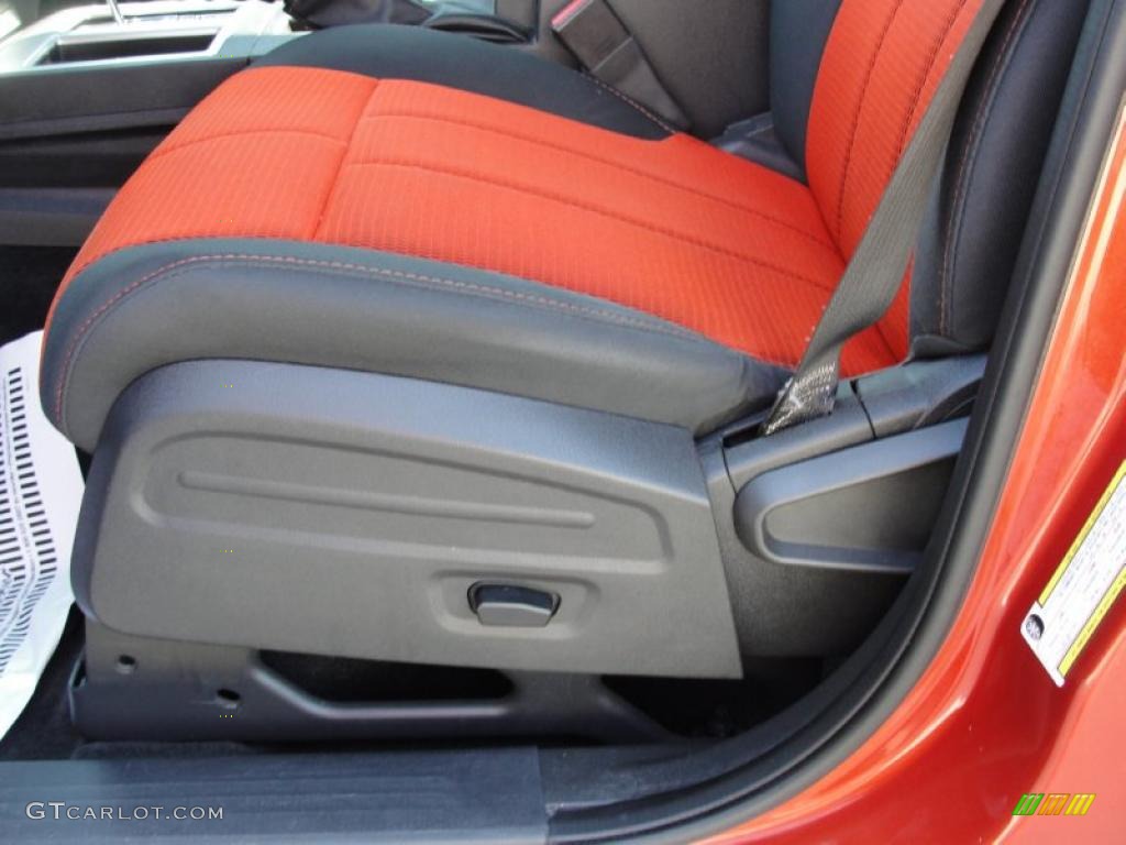 Dark Slate Gray/Orange Interior 2008 Dodge Nitro R/T Photo #48289879