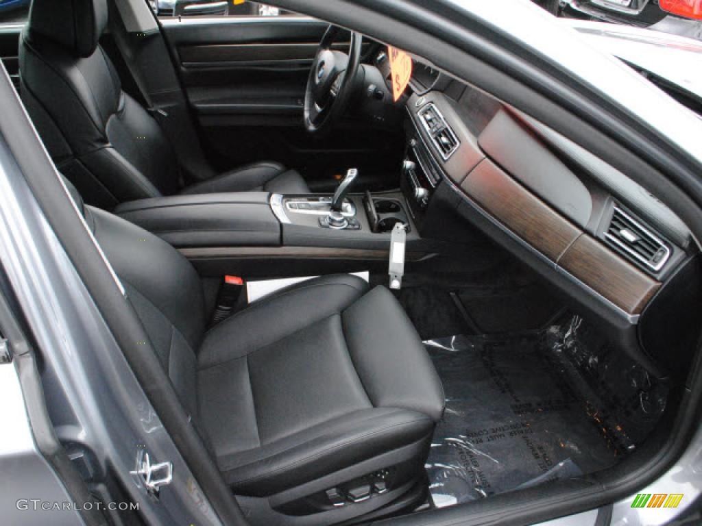 2009 7 Series 750Li Sedan - Space Grey Metallic / Black Nappa Leather photo #3