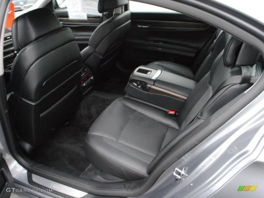 2009 7 Series 750Li Sedan - Space Grey Metallic / Black Nappa Leather photo #12