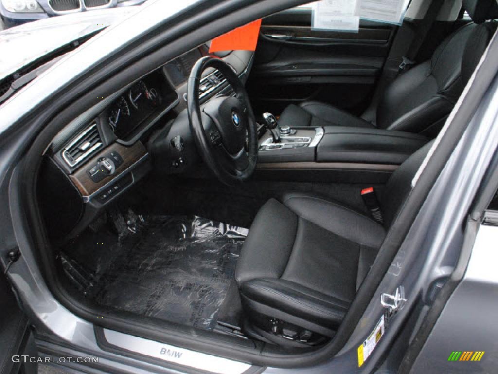 2009 7 Series 750Li Sedan - Space Grey Metallic / Black Nappa Leather photo #16