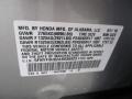 NH700M: Alabaster Silver Metallic 2010 Honda Pilot Touring 4WD Color Code