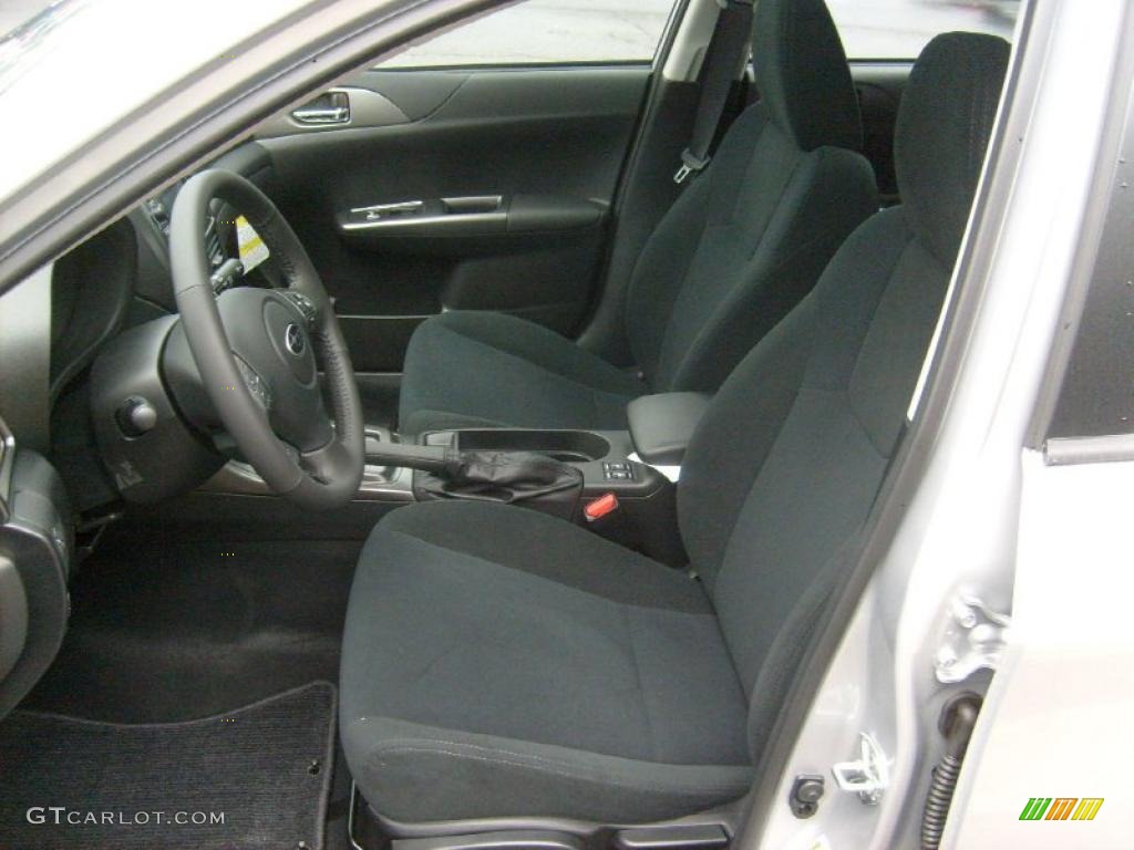 Carbon Black Interior 2011 Subaru Impreza 2.5i Premium Wagon Photo #48290539