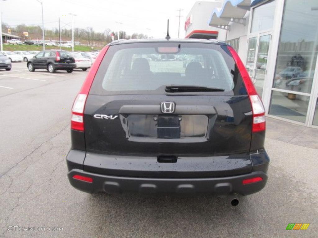 2008 CR-V LX - Nighthawk Black Pearl / Black photo #6