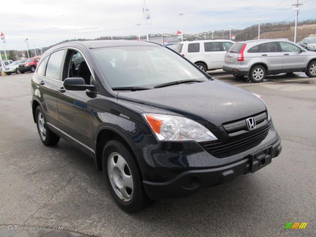 2008 CR-V LX - Nighthawk Black Pearl / Black photo #9