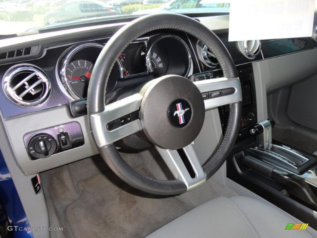2007 Mustang GT Deluxe Coupe - Vista Blue Metallic / Light Graphite photo #6