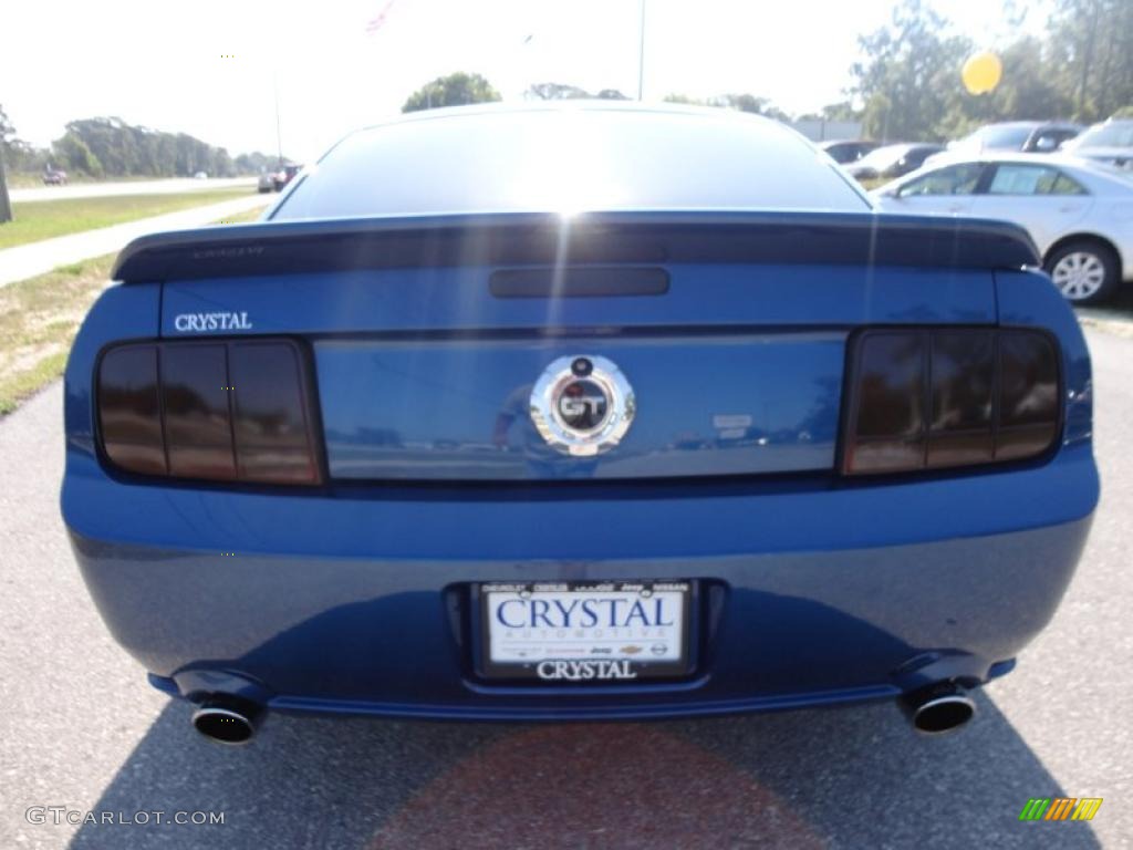 2007 Mustang GT Deluxe Coupe - Vista Blue Metallic / Light Graphite photo #8