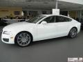 2012 Ibis White Audi A7 3.0T quattro Premium  photo #2