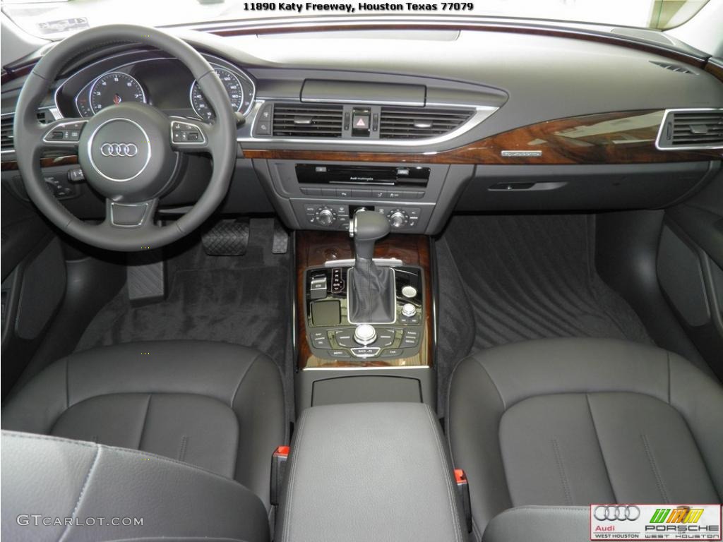 2012 A7 3.0T quattro Premium - Ibis White / Black photo #6