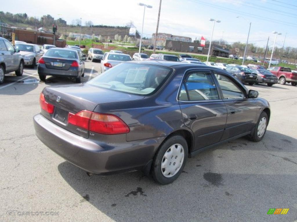 1999 Accord LX Sedan - Raisin Pearl / Gray photo #7