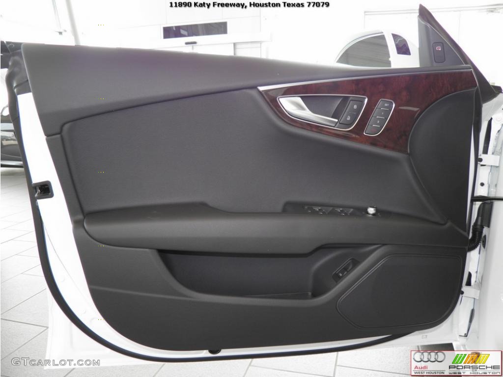 2012 A7 3.0T quattro Premium - Ibis White / Black photo #11