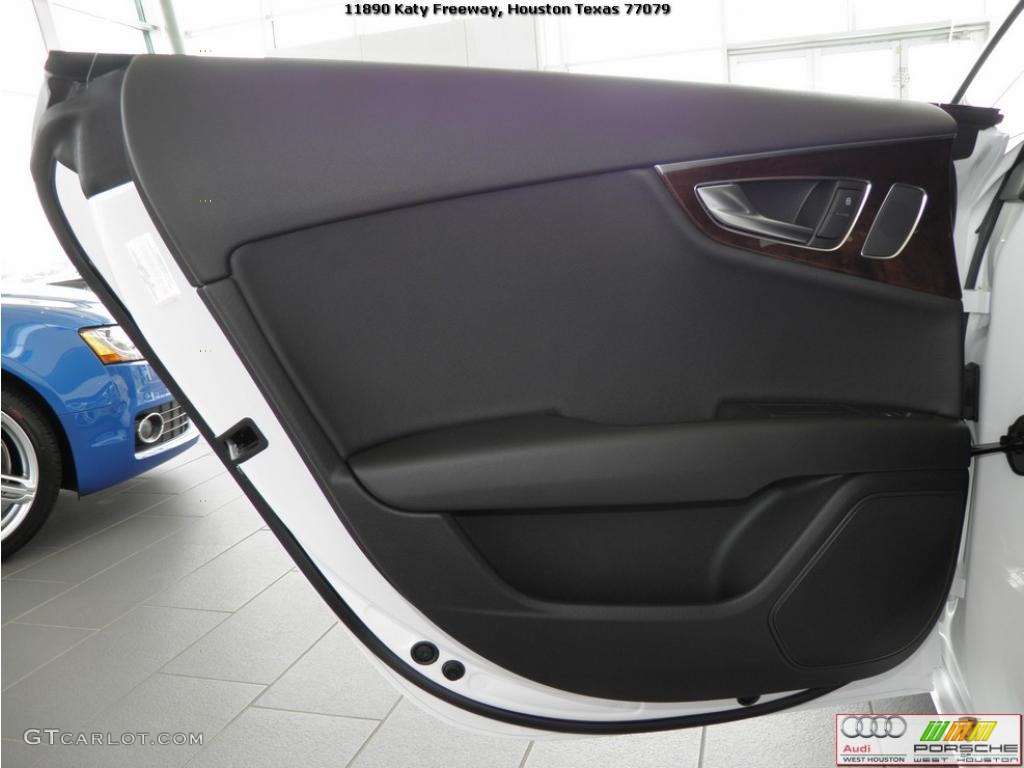 2012 A7 3.0T quattro Premium - Ibis White / Black photo #12