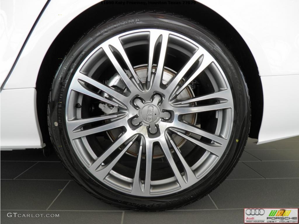 2012 A7 3.0T quattro Premium - Ibis White / Black photo #14
