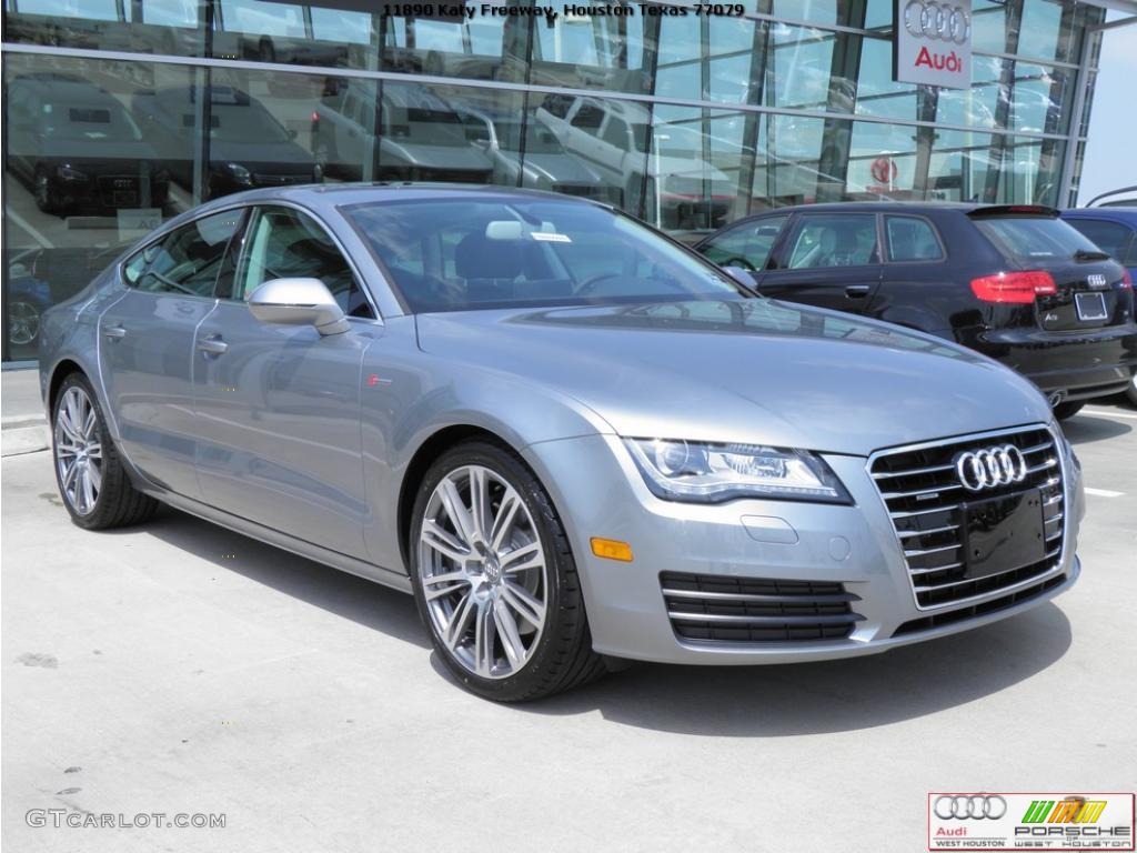 Quartz Grey Metallic 2012 Audi A7 3.0T quattro Premium Plus Exterior Photo #48292873